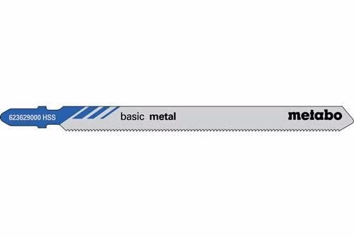 Stichsägeblätter classic Nutzlänge 106 mm Zahnteilung 1,2 mm HSS gefräst gewellt 5 Stück von der Marke Metabo Stichsägeblätter basic metal METABO aus der Kategorie Stichsägeblatt mit der Teilenummer 8000066665