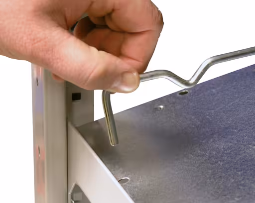 Trennführung 600 mm, glanzverzinkt aus der Kategorie Kanbanregale mit der GTIN 4004514277596 Trennführung 600 mm, glanzverzinkt von der Marke Schulte Lagertechnik aus der Produktreihe Fachbodenregale