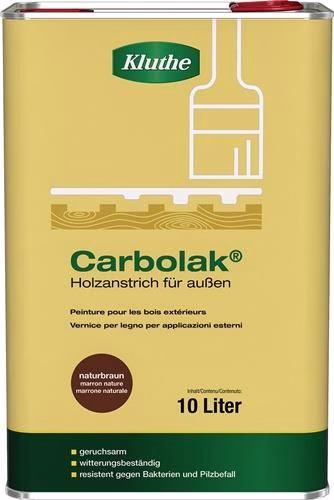 Agent imperméabilisant brun naturel Carbolak®, bidon de 10 l, marque KLUTHE Agent d'imprégnation brun naturel Carbolak®, bidon de 10 l, KLUTHE, de la catégorie imprégnation, référence 4000355801