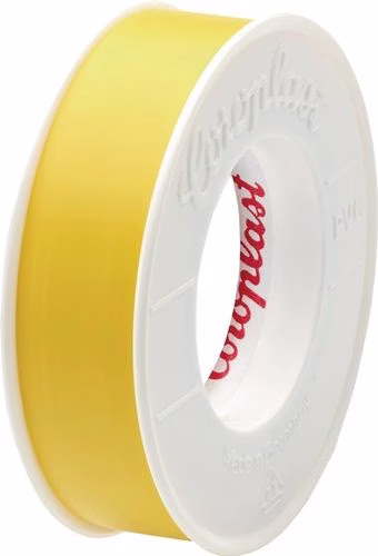 Ruban isolant électrique 302 jaune, longueur 10 m, largeur 15 mm, rouleau de la marque COROPLAST Ruban isolant électrique 302, longueur 10 m, largeur 15 mm, rouleau, COROPLAST, de la catégorie des rubans adhésifs et rubans d'étanchéité, référence 4000353204