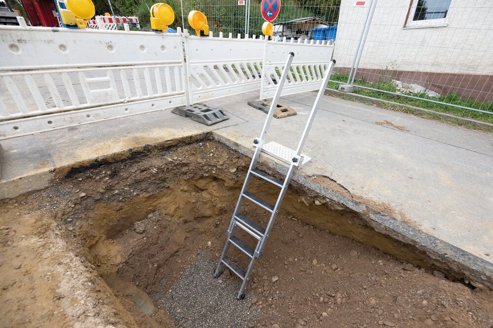Munk Stufen-Baugrubenleiter-Einsteckteil 2 Stufen