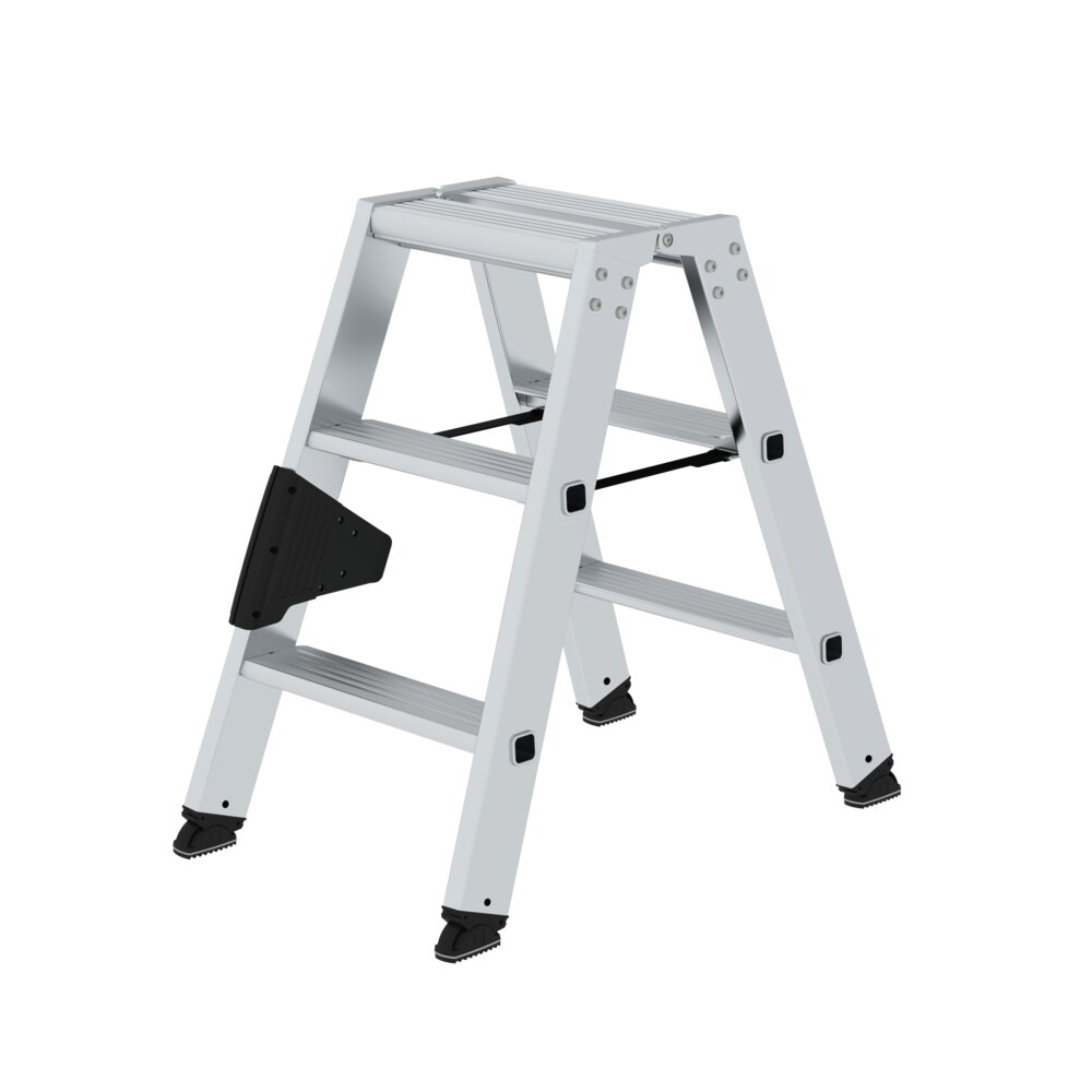 Munk Stufen-Stehleiter beidseitig begehbar 2x3 Stufen von Günzburger Steigtechnik Munk Stufen-Stehleiter beidseitig begehbar aus der Kategorie Stehleitern mit der Artikelnr. 040206, Moebel, Barhocker, Stuhl