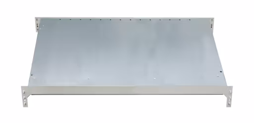 Zusatzbild des Artikels Zusatzebene für Schrägbodenregal MULTIplus150, 1000 x 600, verzinkt/RAL 7035 lichtgrau aus Kanbanregale