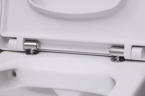 Detailbild 4042987 Duravit Wand-WC-Set ME by Starck, rimless, Durafix Tiefspüler, weiß, inklusive WC-Sitz mit Absenkautomatik