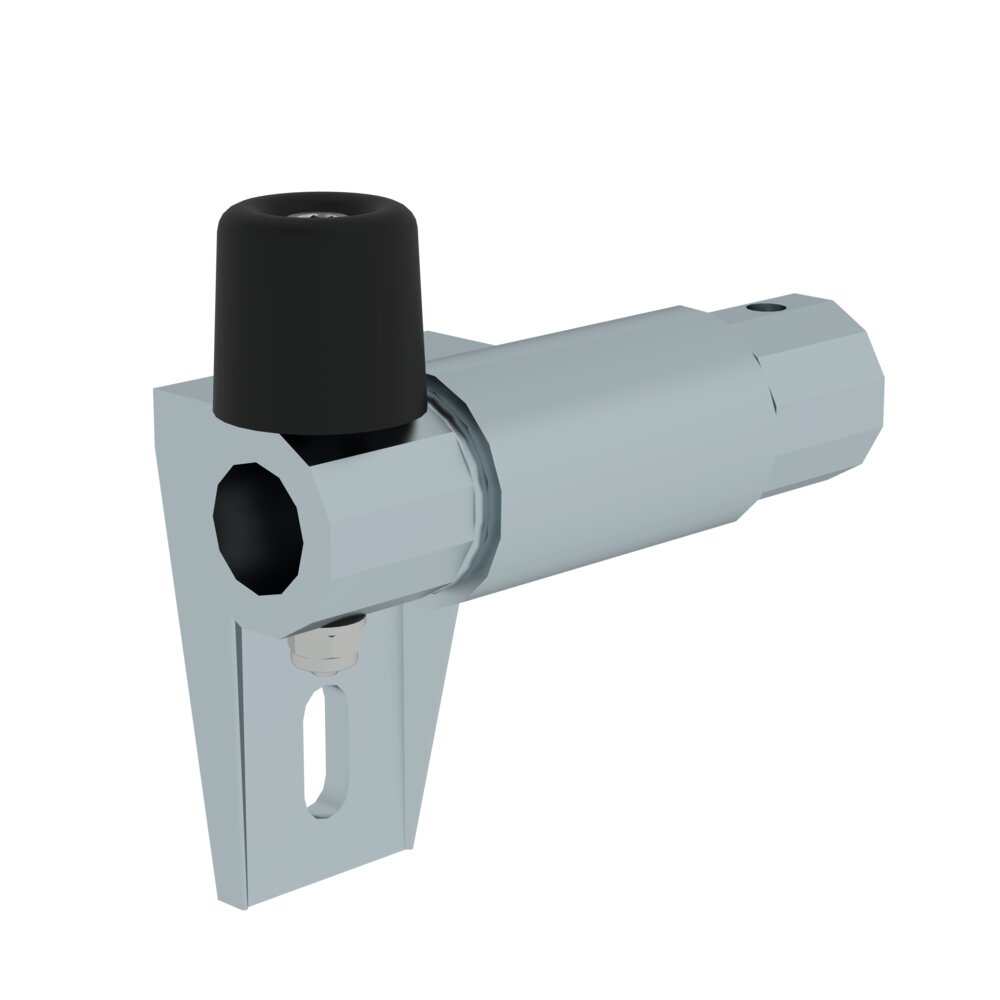 Munk Halter für Regalleiter-Schienenanlage Endanschlag links von Günzburger Steigtechnik Munk Halter für Regalleiter-Schienenanlage aus der Kategorie Regalleitern mit der Artikelnr. 030312