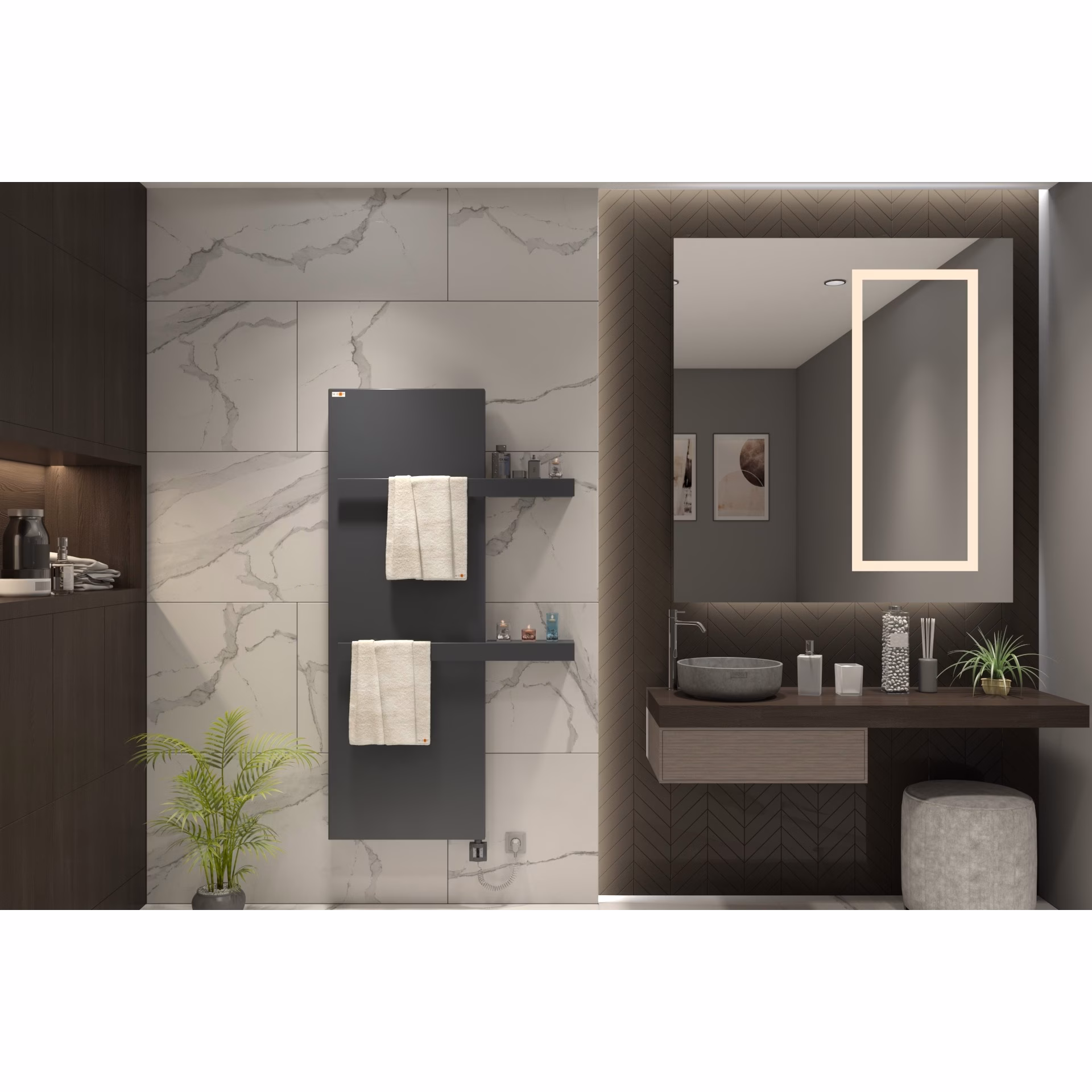 Ohne Text 4151628919676063723 MERT Design Cover - Abdeckung für alte Badheizkörper im Maß 400x1200 mm, Anthrazit