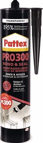Montagekleber PRO300 BOND & SEAL transparent 300 g PATTEX von der Marke Montagekleber PRO300 BOND & SEAL PATTEX aus der Kategorie Montagekleber mit der Teilenummer 4000353515