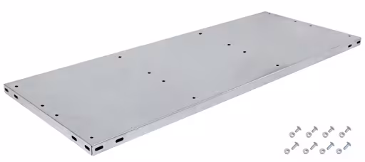 Zusatz-Fachboden BASIC70 900 x 350, verzinkt, inkl. 8 Schrauben + Muttern aus der Kategorie Zubehör mit der GTIN 4004514277732 Zusatz-Fachboden BASIC70 900 x 350, verzinkt, inkl. 8 Schrauben + Muttern von der Marke Schulte Lagertechnik aus der Produktreihe Schraubsystem