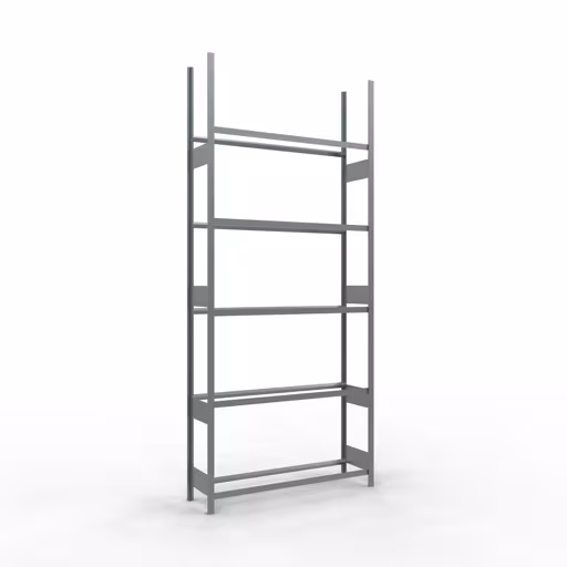 Produktbild Nr 8 des Artikels Grundregal, Räder-/Reifenregal, 3500 x 1500 x 400 mm, verzinkt, 5 Lagerebenen á 150 kg Fachlast pro Ebene Abbildung Nr 8 des Artikels Grundregal, Räder-/Reifenregal, 3500 x 1500 x 400 mm, verzinkt, 5 Lagerebenen á 150 kg Fachlast pro Ebene aus der Produktgruppe Fachbodenregale von der Marke Schulte Lagertechnik