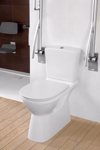 Detailbild 4051413 VILLEROY & BOCH Tiefspül-WC ViCare spülrandlos für Kombination ViCare 360x680mm oval Weiß Alpin