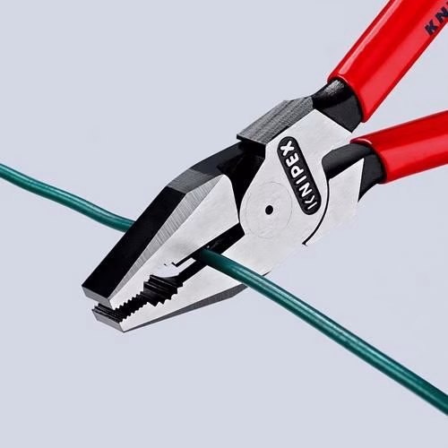 Detailbild 4033746 Kraftkombizange Länge 200mm poliert Kunststoff-Überzug KNIPEX
