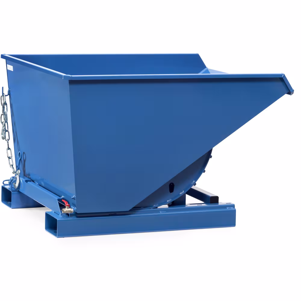 Selbstkipper 6030 mit ABLASSHAHN Inhalt 350 Liter von der Marke Fetra Selbstkipper mit ABLASSHAHN robuste Schweißkonstruktion aus 3-mm-Stahlblech, Lackierung blau RAL 5007 Typ Inhalt: 350 Liter aus der Kategorie Kipper mit der Artikelnr. 6030A