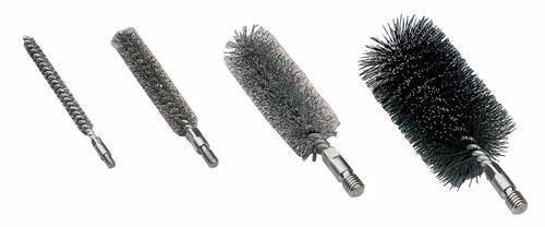 Pijpborstel, lengte 160 mm, diameter 25 mm, staal, borstellengte 100 mm, enkele spiraal, merk OSBORN. OSBORN stalen oorborstel uit de categorie handborstels en draadborstels met artikelnummer 4145050300