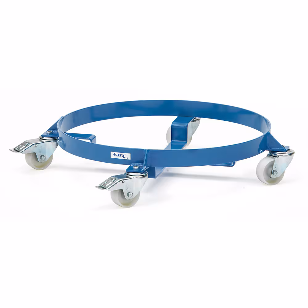 Fassroller 1360 für stehenden Transport von Stahlblech-Fässern, Geschweißte Flachstahl-Konstruktion von der Marke Fetra Fassroller 1360 für stehenden Transport von Stahlblech-Fässern, Geschweißte Flachstahl-Konstruktion aus der Kategorie Roller mit der Artikelnummer 1360