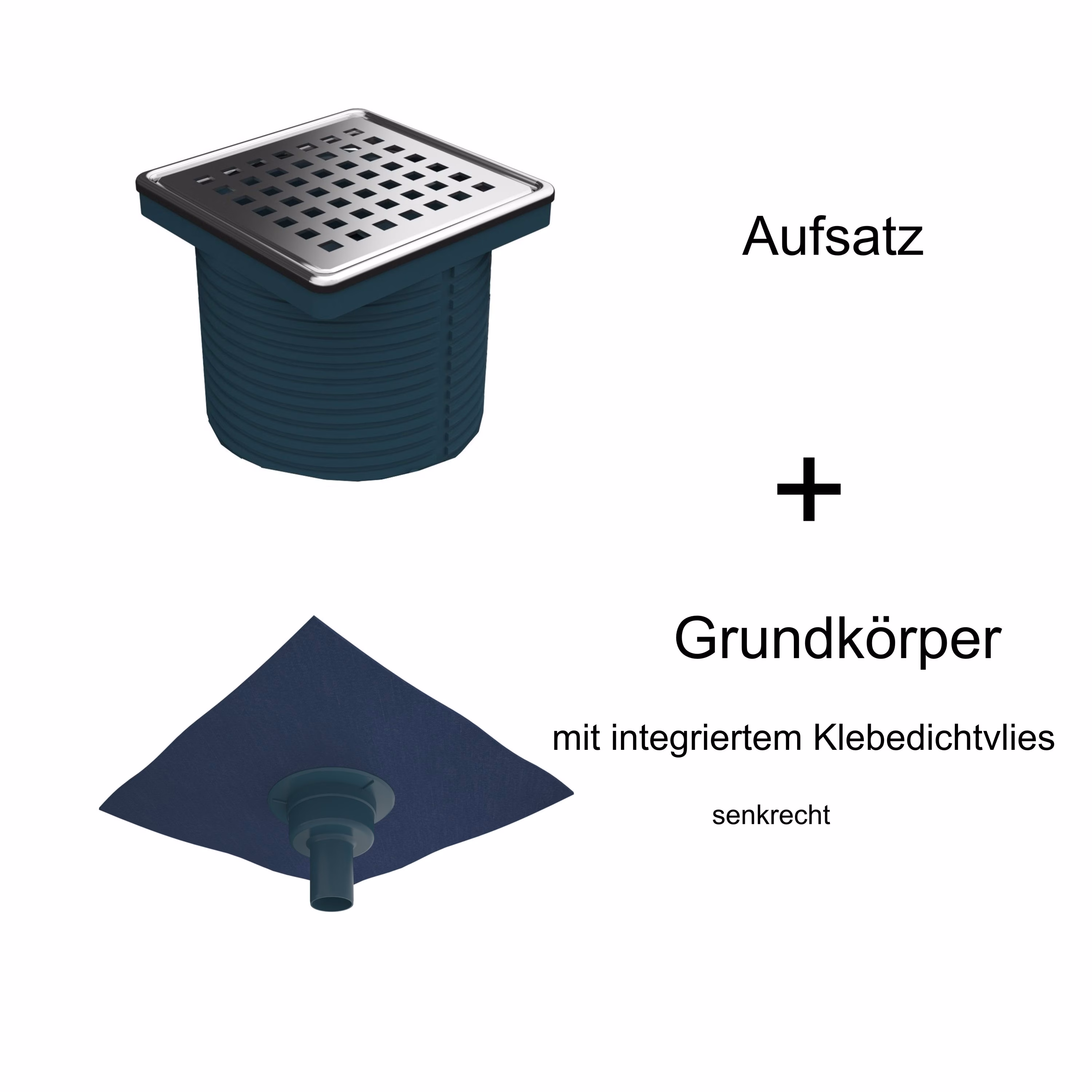 MERT basisbody flens, 50 Ø mm verticaal