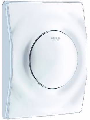 Plaque de commande d'urinoir GROHE Surf 116x144mm blanc alpin, de la catégorie urinoirs, référence 6000503659