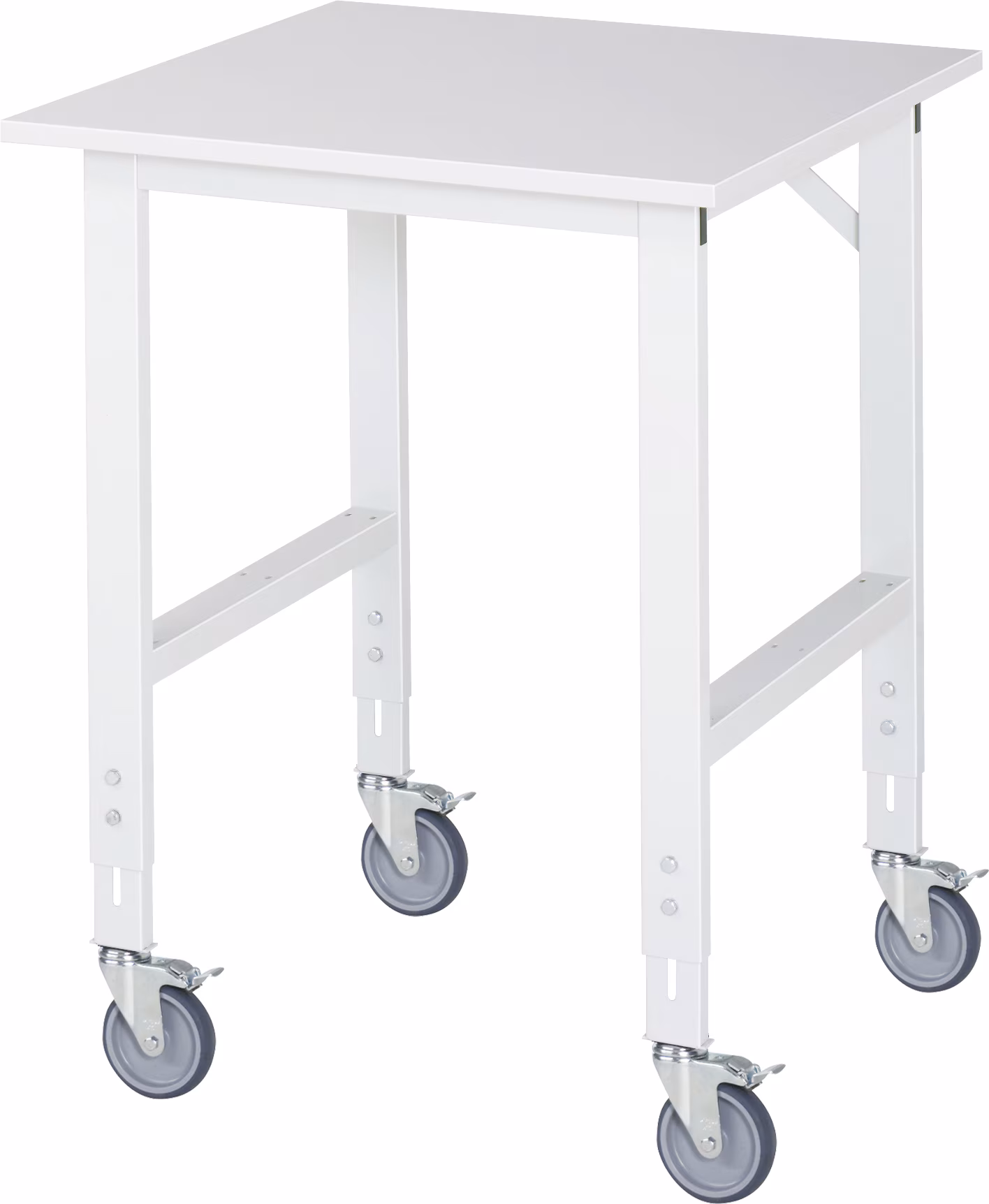 Fahrbarer Arbeitstisch (HV) Tom (4 LR), B750xT800xH910-1230mm, M-Platte-22mm von Rau Fahrbarer Arbeitstisch (HV) Tom aus der Kategorie Arbeitsplatzeinrichtung mit der Artikelnr. 06-625M80-07-4LF.12