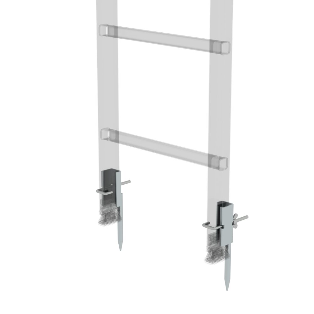 Munk Erdspitzen für Leitern ab Baujahr 2005 mit nivello-Leiterschuh