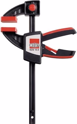 Eenhandige klem EZS, klembereik 150 mm, spleetdiepte 80 mm, spreidbereik 170 - 360 mm, merk BESSEY BESSEY EZS eenhandige klem met een bekdiepte van 80 mm, uit de categorie Bankschroeven en Klemmen, artikelnummer 4000831446
