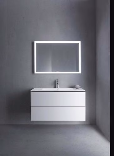 Möbelwaschtisch ME by Starck 1030x490mm weiß 1 Hahnloch, mit Überlauf DURAVIT