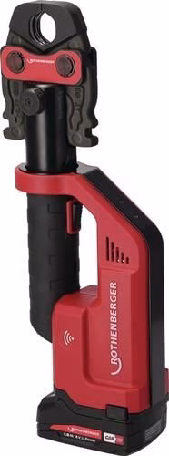 ROMAX Compact III SET SV 19 kN accukrimptang met krimpbekken van 15-28 mm, 1 x 2 Ah, EU, van het merk Rothenberger ROMAX Compact III ROTHENBERGER accuaangedreven pers uit de categorie accuaangedreven persen en pijpenbuigers met artikelnummer 8002981546