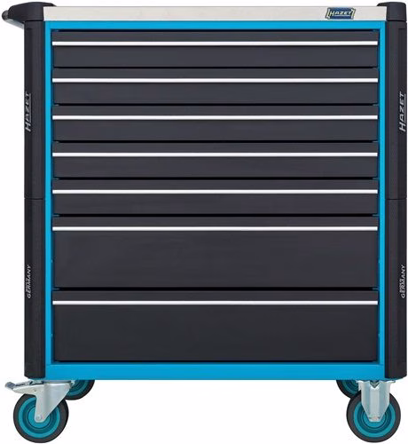 Carrello da officina 179NXL-8/440 L1200xP800xA1480mm 1000 kg 8 cassetti 440 pezzi set HAZET