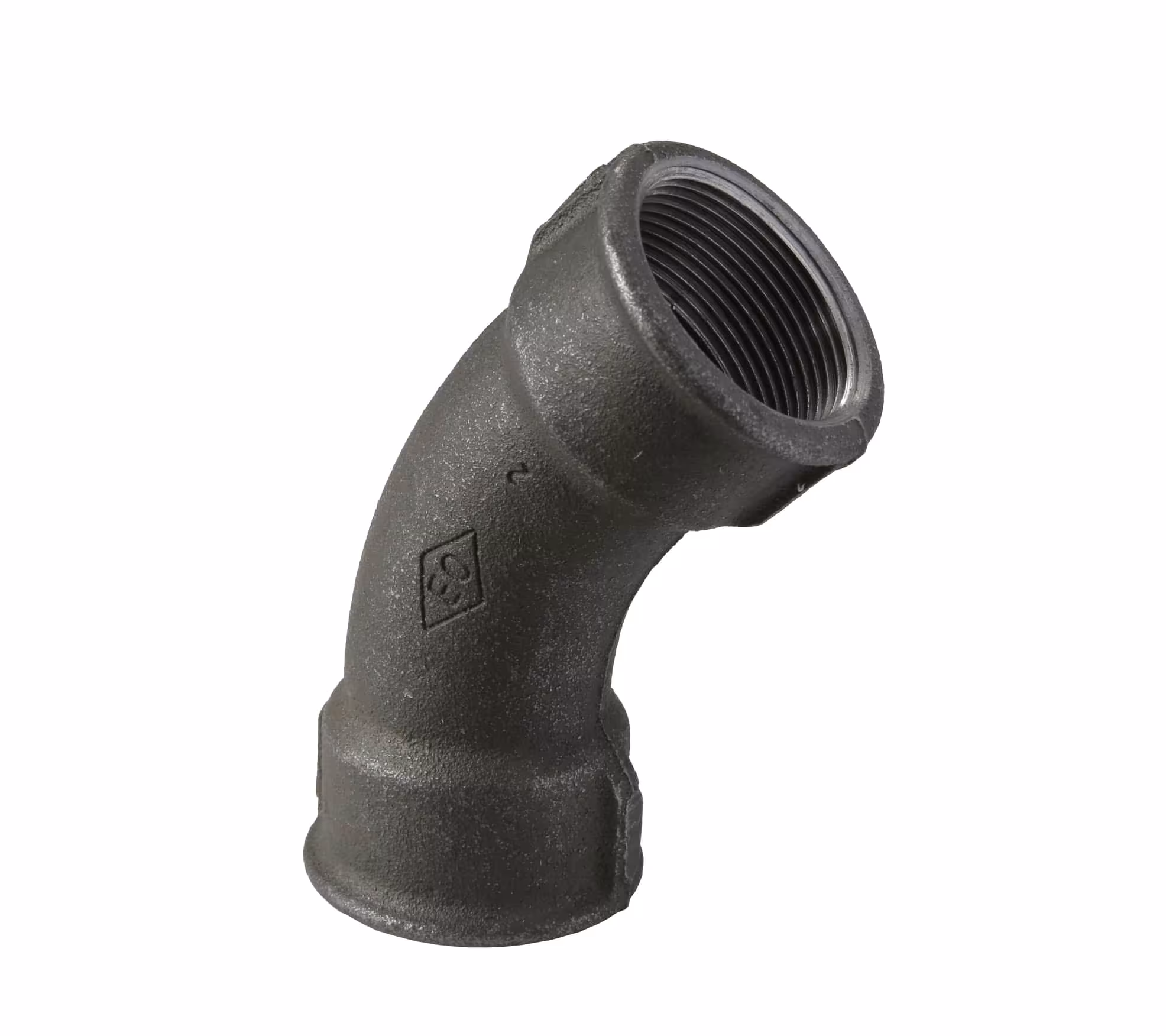 Bogen Nr.41 innen/innen 45Grad 4" aus Temperguss, schwarz von der Marke Atusa ATUSA Temperguss Bogen Nr. 41 I/I Typ Oberfläche: schwarz/ unverzinkt aus der Kategorie Tempergußfittings mit der Artikelnr. 0410100C