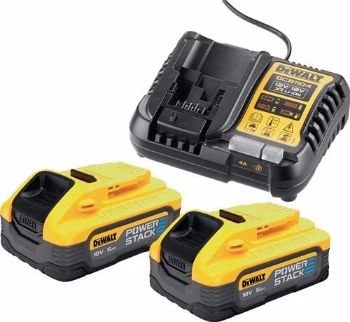 DEWALT DCB1104H2 18V 5Ah accustartset uit de categorie Accu's en laders voor snoerloos gereedschap met artikelnummer 4681116071