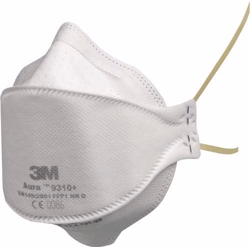 Atemschutzmaske Aura™ 9310+ FFP1 NR D ohne Ausatemventil faltbar 3M aus der Kategorie Atemschutzmasken und Filter mit der Teilenummer 8002411912