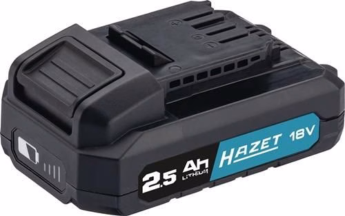 Accu 9500-025 18V 2,5Ah HAZET uit de categorie Accu's en laders voor draadloos gereedschap met artikelnummer 4681154019