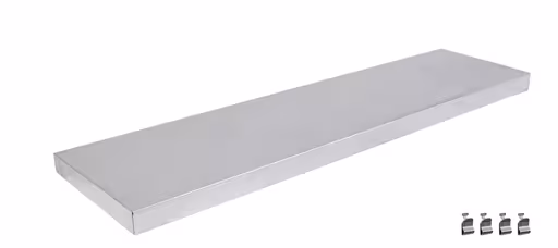 Zusatz-Fachboden MULTIplus250 1000 x 250, silber, inkl. 4 Fachbodenträgern aus der Kategorie Zubehör mit der Artikelnummer 37291-B