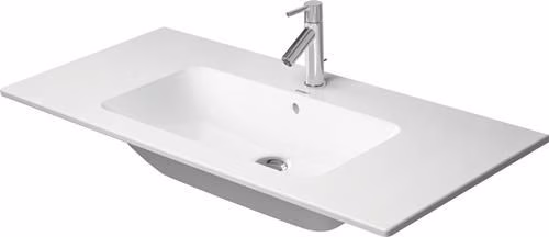 Meuble vasque ME by Starck, 1030 x 490 mm, blanc, 1 trou de robinetterie, avec trop-plein, DURAVIT, de la catégorie lavabos et meubles vasques, référence 6000661286