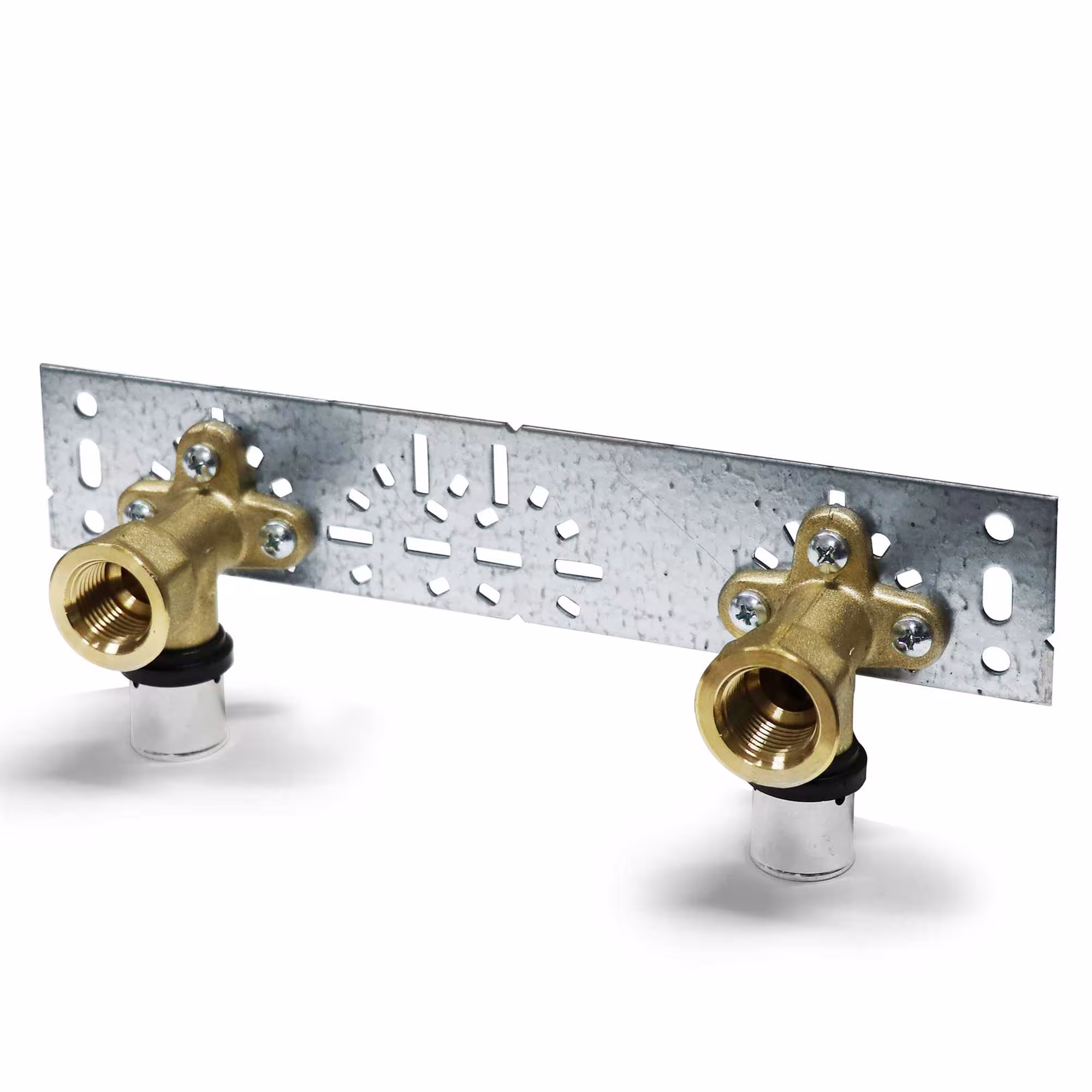 Press-Wandwinkel montiert auf Montageplatte Typ Größe: 16mm x 1/2 Zoll aus der Kategorie Pressfittings mit der Artikelnr. PFWWSET1604