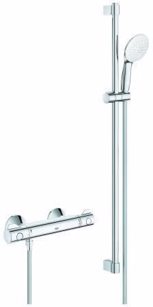 GROHE Thermostat-Brausebatterie Grohtherm 800 34566_2 mit Brausegarnitur 900 mm chrom von der Marke Dusch-Set`s/-Systeme/-Zubehör GROHE Thermostat-Brausebatterie Grohtherm 800 34566_2 mit Brausegarnitur 900 mm chrom aus der Kategorie Dusch-Set`s/-Systeme/-Zubehör mit der Teilenummer 8002936446