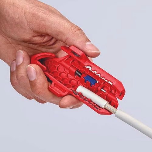 Detailbild 4081240 Spellacavi universale ErgoStrip®, lunghezza totale 130 mm, per utenti mancini, KNIPEX