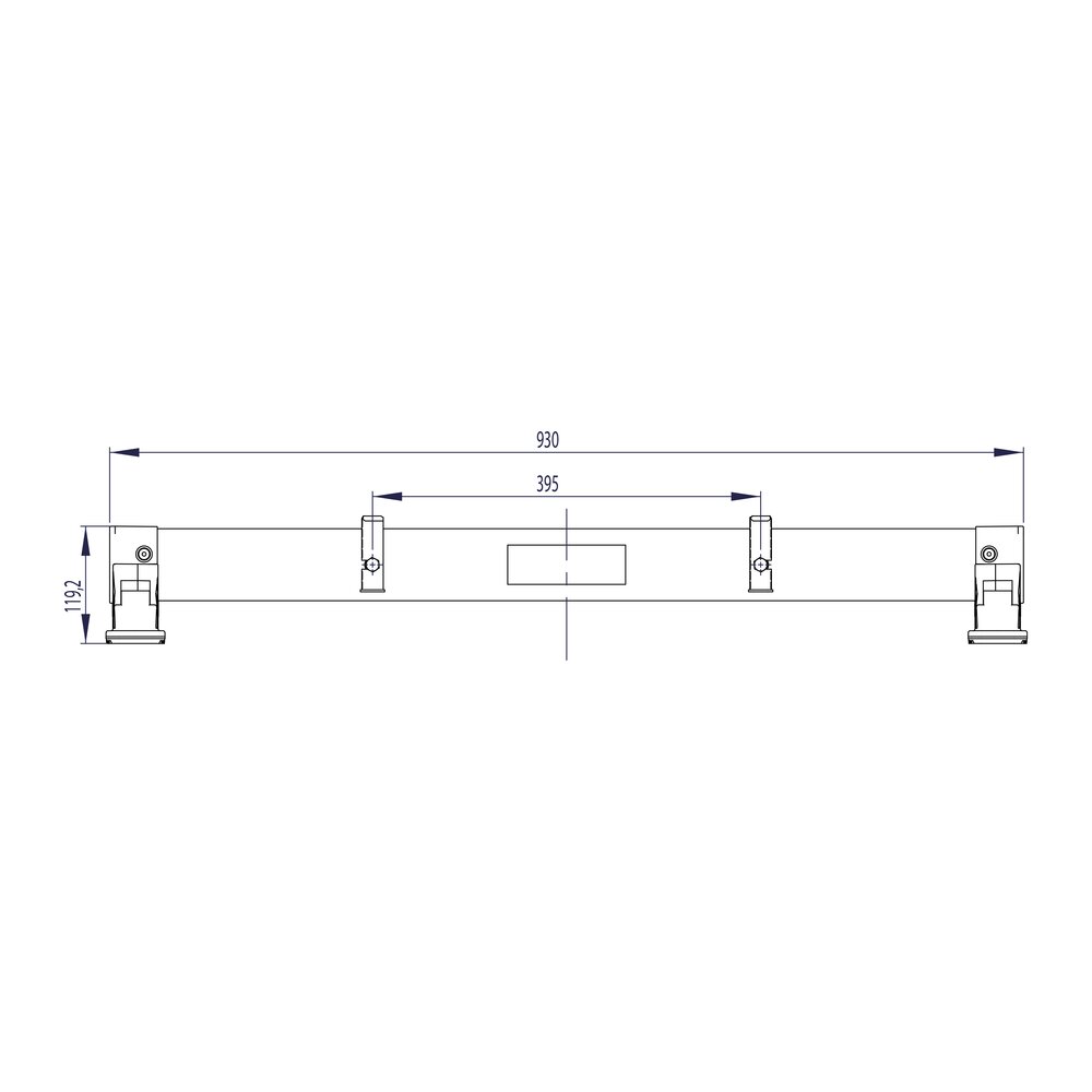 Strichzeichnung 3818397 Munk nivello®-Traverse 093/395/58
