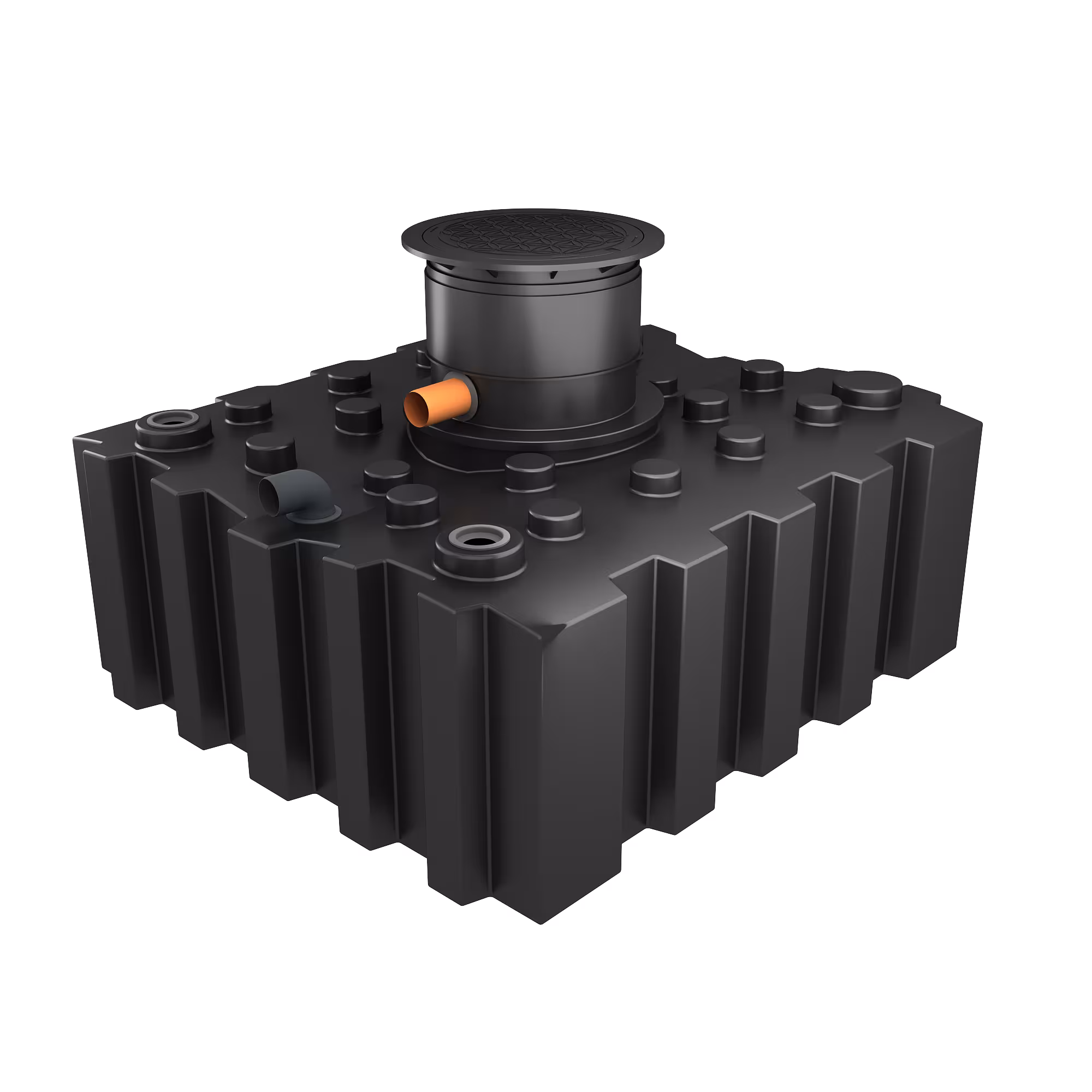 Zusatzbild des Artikels GreenLife Flachtank 3.000 l mit Biovitor, Ausgleichsdom, Abdeckung, 3 Anschlüssen Zusatzbild des Artikels GreenLife Flachtank 3.000 l mit Biovitor, Ausgleichsdom, Abdeckung, 3 Anschlüssen aus Regenwassernutzung