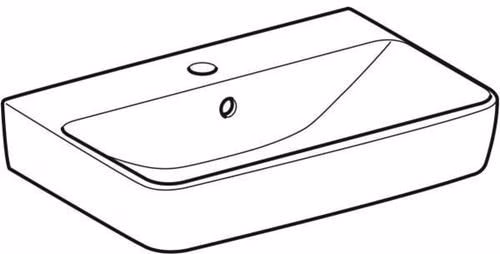 Waschtisch Renova 550 x 370 mm weiß weiß GEBERIT