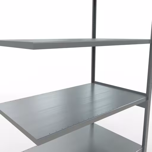 Produktbild Nr 12 des Artikels Anbauregal, Fachbodenregal Stecksystem MULTIplus250, 3000 x 1300 x 800 mm (HxBxT), 7 Fachböden, Längenriegel, verzinkt Abbildung Nr 12 des Artikels Anbauregal, Fachbodenregal Stecksystem MULTIplus250, 3000 x 1300 x 800 mm (HxBxT), 7 Fachböden, Längenriegel, verzinkt aus der Produktgruppe Stecksystem von der Marke Schulte Lagertechnik