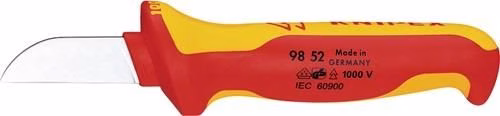 Kabelmesser Länge 190 mm Klingenlänge 50 mm Mehrkomponentengriff KNIPEX aus der Kategorie Messer, Cutter und Schaber