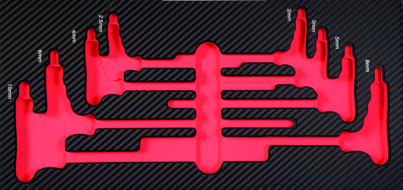 ProForm Einlage leer für T-Griff Kugelkopf von der Marke PROJAHN Einlage Quergriff-Schraubendreher für Innen-6kant-Schrauben Typ Variante: ProForm Einlage leer für T-Griff Kugelkopf aus der Kategorie Ordnungssysteme & Werkstattwagen mit der Artikelnr. 5999-34E