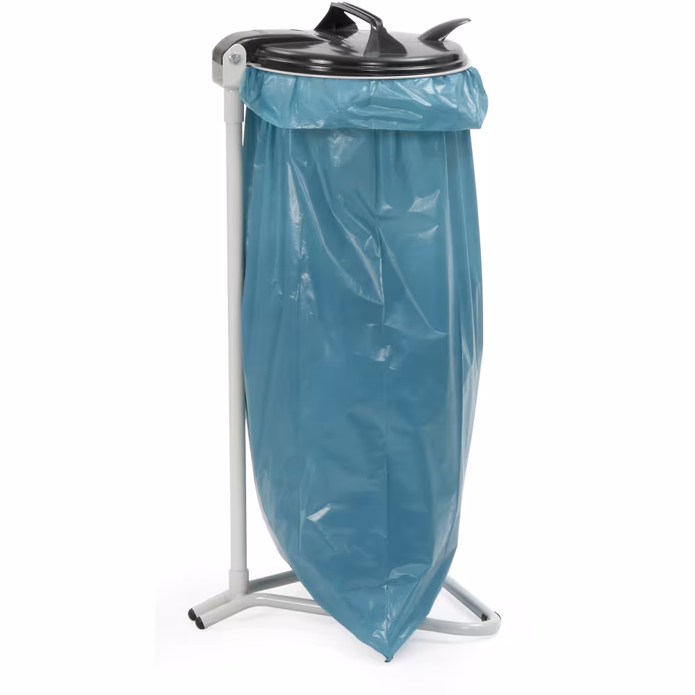 Abfallsammler 1385 in Stahlrohrkonstruktion, pulverbeschichtet, lichtgrau RAL 7035 von der Marke Fetra Abfallsammler 1385 in Stahlrohrkonstruktion, pulverbeschichtet, lichtgrau RAL 7035 aus der Kategorie Karren mit der Artikelnummer 1385