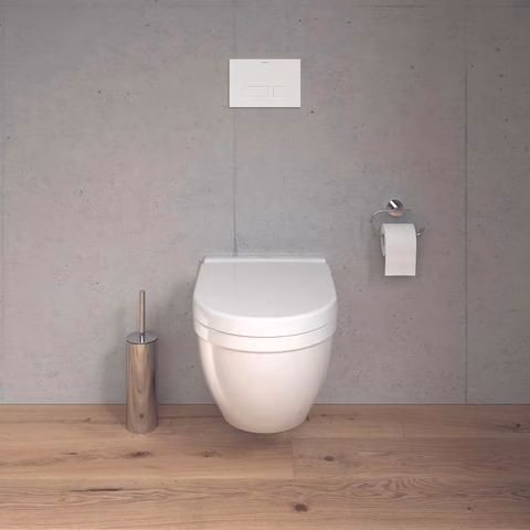 Detailbild 4027596 WC-Sitz Starck 3 weiß mit Absenkautomatik Scharniere Edelstahl DURAVIT