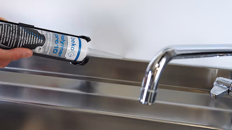 Polymer pro10® 310 ml TRANSPARENT Sinken, Waschbeckenhahn