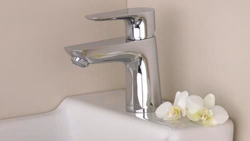 Hansgrohe Einhebel-Waschtischmischer TALIS E 80 Nennweite 15 mit Ablaufgarnitur G 1 1/4 Zoll chrom