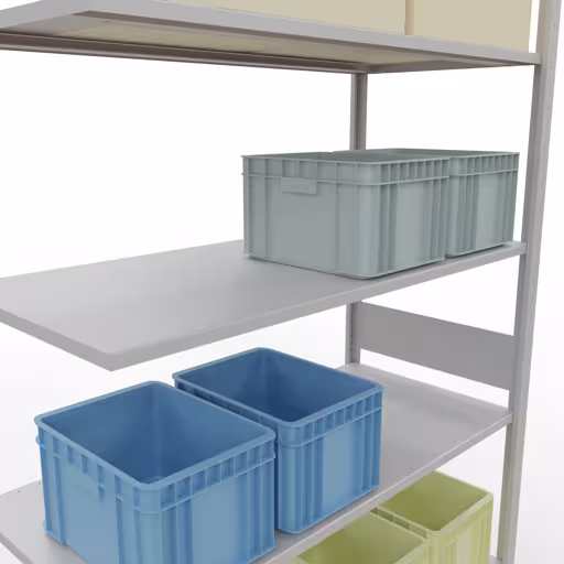 Anbauregal, Fachbodenregal Stecksystem MULTIplus150, 3000 x 1300 x 600 mm (HxBxT), 7 Fachböden, Längenriegel, RAL 7035 lichtgrau mit der Artikelnr. 32667-130-LR Anbauregal, Fachbodenregal Stecksystem MULTIplus150, 3000 x 1300 x 600 mm (HxBxT), 7 Fachböden, Längenriegel, RAL 7035 lichtgrau von Schulte Lagertechnik aus der Kategorie Stecksystem