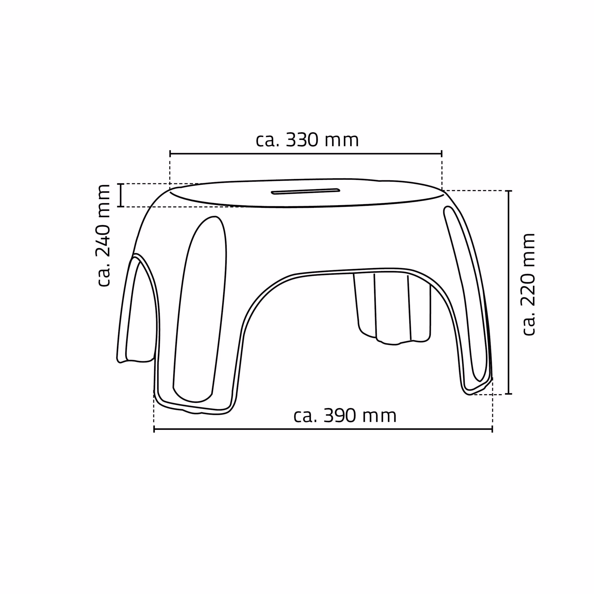 Zusatzbild des Artikels Bad-Schemel Fun, weiß, PP Zusatzbild des Artikels Bad-Schemel Fun, weiß, PP aus Hocker, Stühle, Schemel