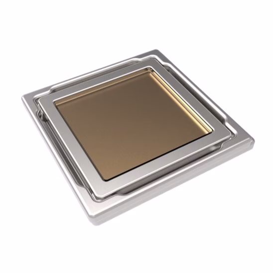 Ohne Text 3963720 Mert Flach Bodenablauf mit gehärtetem Glas Abdeckung Beige