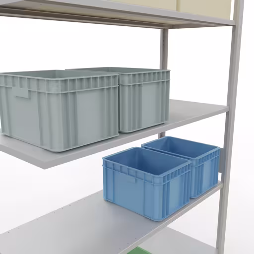 Anbauregal, Fachbodenregal Stecksystem MULTIplus150, 3000 x 1300 x 500 mm (HxBxT), 7 Fachböden, Längenriegel, RAL 7035 lichtgrau mit der GTIN 4004514293152 Anbauregal, Fachbodenregal Stecksystem MULTIplus150, 3000 x 1300 x 500 mm (HxBxT), 7 Fachböden, Längenriegel, RAL 7035 lichtgrau von Schulte Lagertechnik mit der Artikelnr. 32657-130-LR