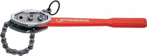 Kettenrohrzange HEAVY DUTY Gesamtlänge 940mm Spannweite 114mm für Rohre 4 Zoll ROTHENBERGER von der Marke Rothenberger Kettenrohrzange HEAVY DUTY ROTHENBERGER
